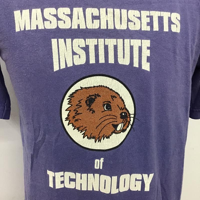 古着 USED Tシャツ 半袖 クルーネック プリント ロゴ、文字 紫 / パープル /  メンズ USED 古着 中古 10094350