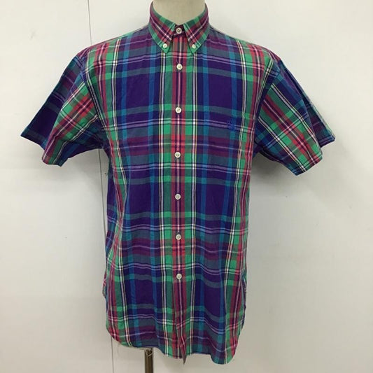 ノーティカ NAUTICA シャツ、ブラウス 半袖 ボタンダウン 胸ポケット チェック XL ワンポイント マルチカラー / マルチカラー /  メンズ USED 古着 中古 10094353