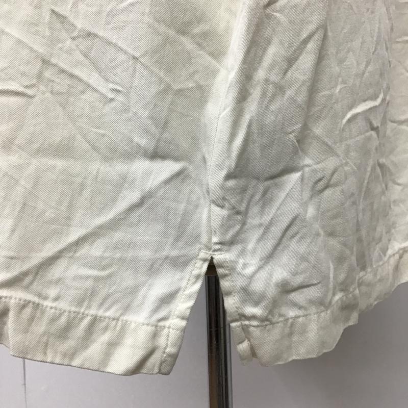 古着 USED シャツ、ブラウス 半袖 XL 刺繍 オフホワイト / オフホワイト /  メンズ USED 古着 中古 10094363