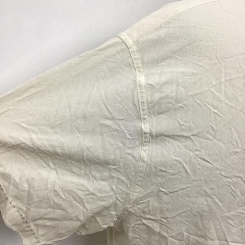 古着 USED シャツ、ブラウス 半袖 XL 刺繍 オフホワイト / オフホワイト /  メンズ USED 古着 中古 10094363