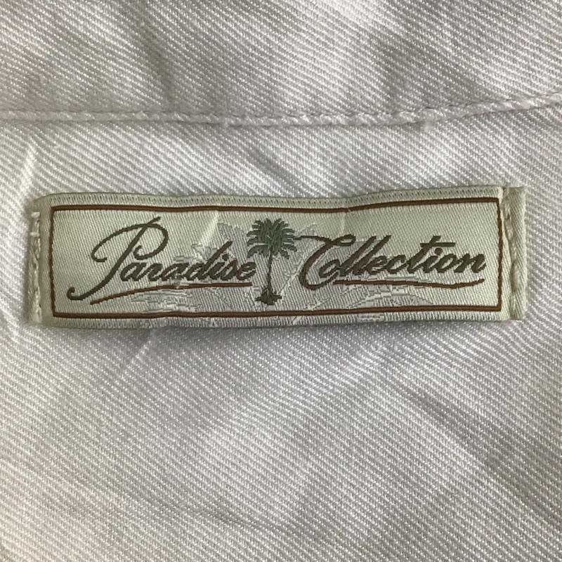 古着 USED シャツ、ブラウス 半袖 XL 刺繍 オフホワイト / オフホワイト /  メンズ USED 古着 中古 10094363