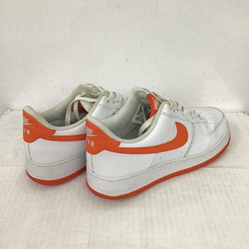 ナイキ NIKE スニーカー スニーカー DC2911-101 AIR FORCE1 07 29cm 29.0cm ロゴ、文字 白 / ホワイト / X 橙 / オレンジ /  メンズ USED 古着 中古 10094403