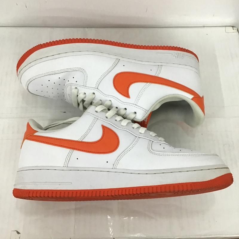 ナイキ NIKE スニーカー スニーカー DC2911-101 AIR FORCE1 07 29cm 29.0cm ロゴ、文字 白 / ホワイト / X 橙 / オレンジ /  メンズ USED 古着 中古 10094403