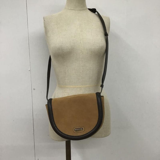 ザラ ZARA ショルダーバッグ ショルダーバッグ 6379 910 105 スプリットスエード 無地 茶 / ブラウン / X ダークブラウン / ダークブラウン /  レディース USED 古着 中古 10094408