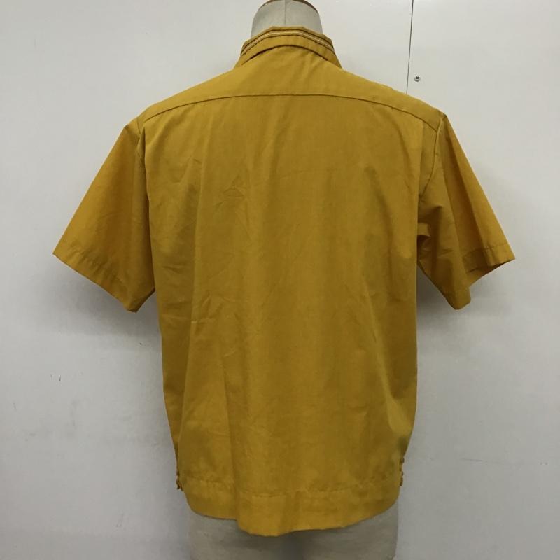 テンダーロイン TENDERLOIN シャツ、ブラウス 半袖 オープンカラーシャツ S ロゴ、文字 マスタード / マスタード /  メンズ USED 古着 中古 10094437