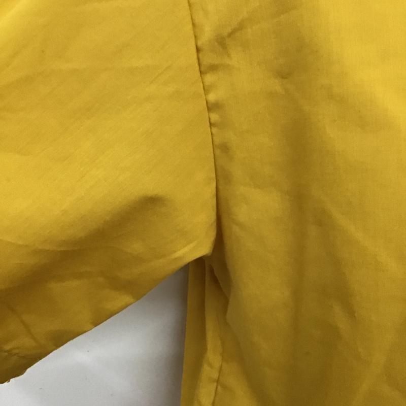 テンダーロイン TENDERLOIN シャツ、ブラウス 半袖 オープンカラーシャツ S ロゴ、文字 マスタード / マスタード /  メンズ USED 古着 中古 10094437