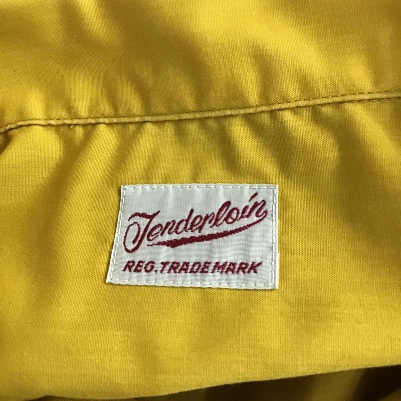 テンダーロイン TENDERLOIN シャツ、ブラウス 半袖 オープンカラーシャツ S ロゴ、文字 マスタード / マスタード /  メンズ USED 古着 中古 10094437