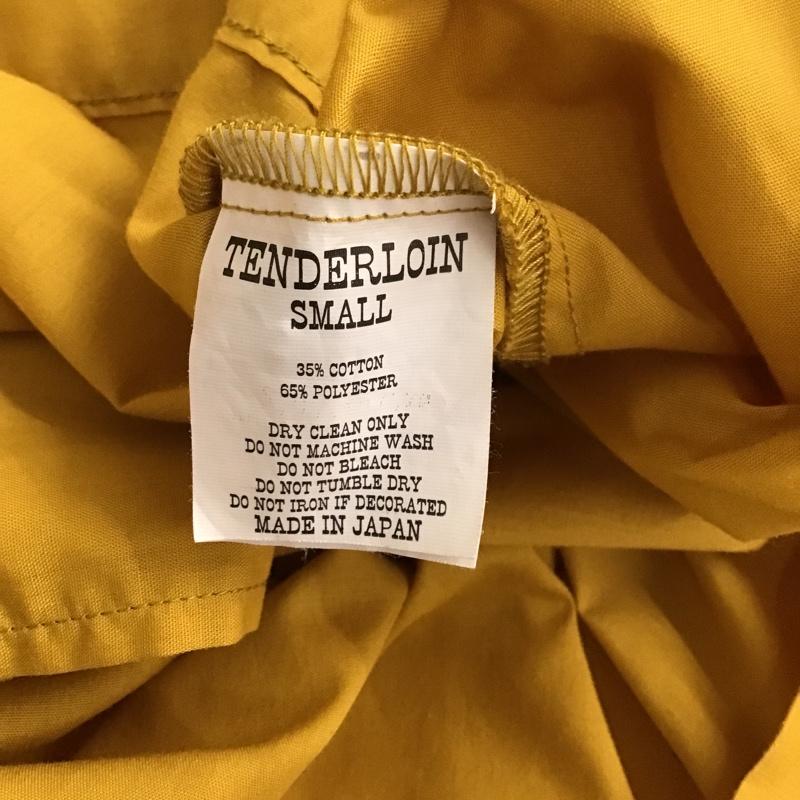 テンダーロイン TENDERLOIN シャツ、ブラウス 半袖 オープンカラーシャツ S ロゴ、文字 マスタード / マスタード /  メンズ USED 古着 中古 10094437