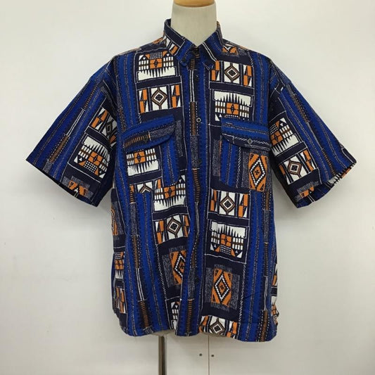 古着 USED シャツ、ブラウス 半袖 ボタンダウン 総柄 マルチカラー / マルチカラー /  メンズ USED 古着 中古 10094488