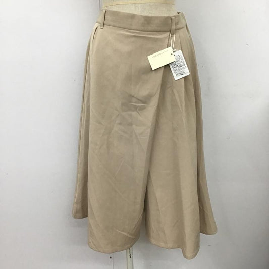 アリシアページボーイ alicia PAGEBOY ボトムス ボトムス 011-8202-112-805 ガウチョパンツ ワイドパンツ タグ付き FREE 無地 ベージュ / ベージュ /  レディース USED 古着 中古 10094500