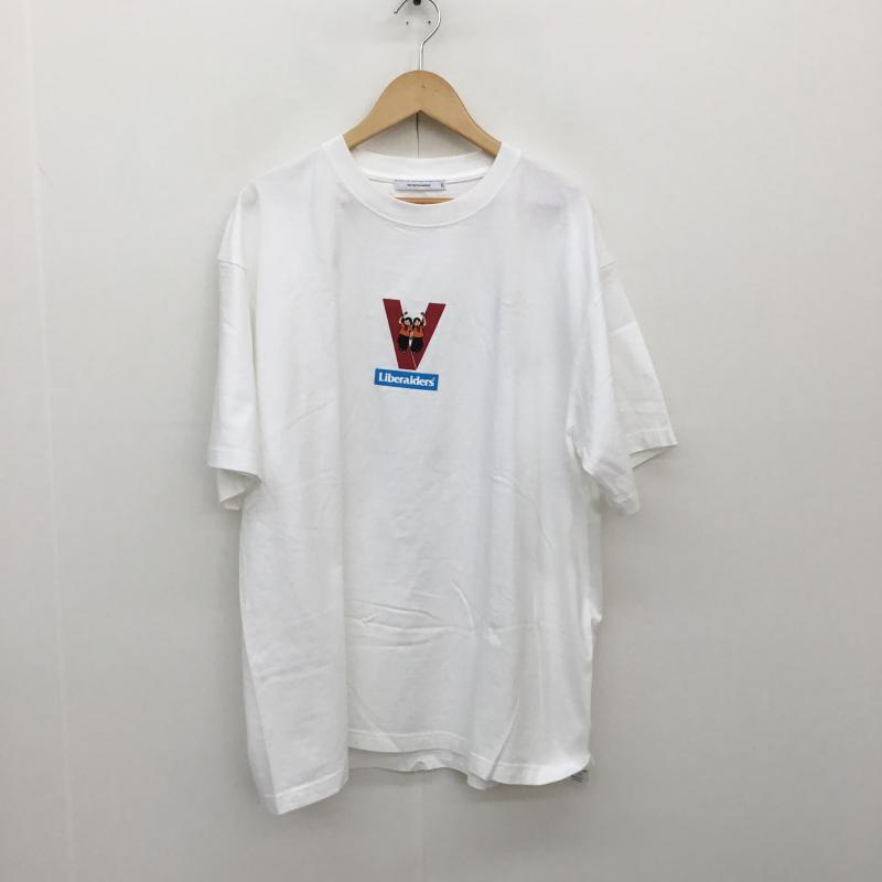 リベレイダース Liberaiders Tシャツ 半袖 VICTORY TEE XL プリント X キャラクター 白 / ホワイト /  メンズ USED 古着 中古 10094528
