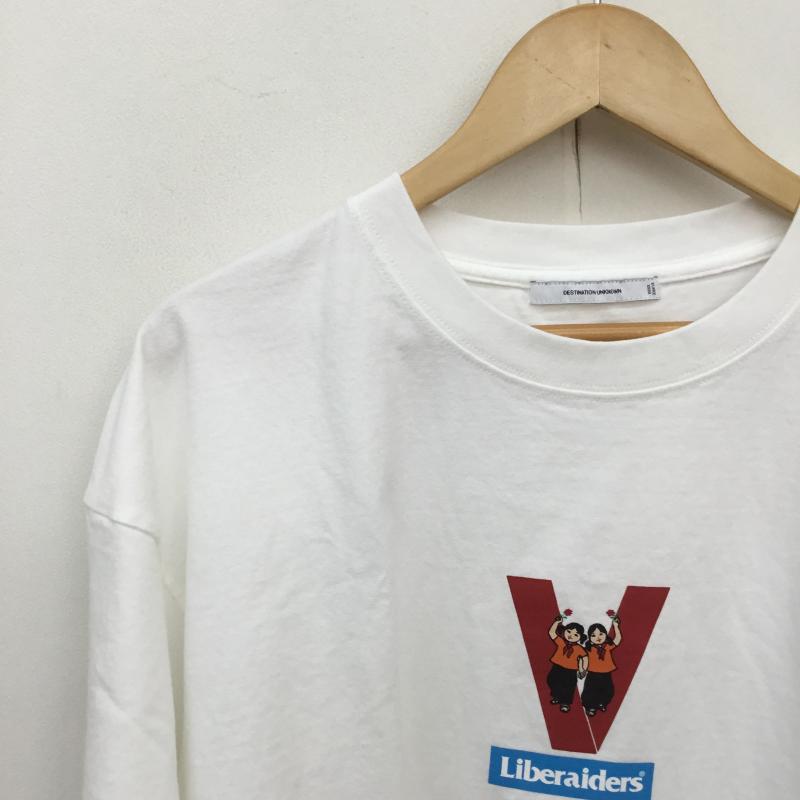 リベレイダース Liberaiders Tシャツ 半袖 VICTORY TEE XL プリント X キャラクター 白 / ホワイト /  メンズ USED 古着 中古 10094528