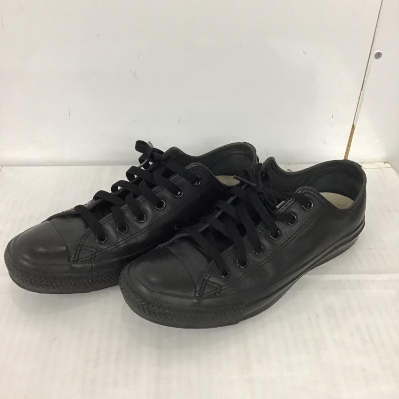 コンバース CONVERSE スニーカー スニーカー 1C049 レザー 26cm 26.0cm ロゴ、文字 黒 / ブラック /  メンズ USED 古着 中古 10094560