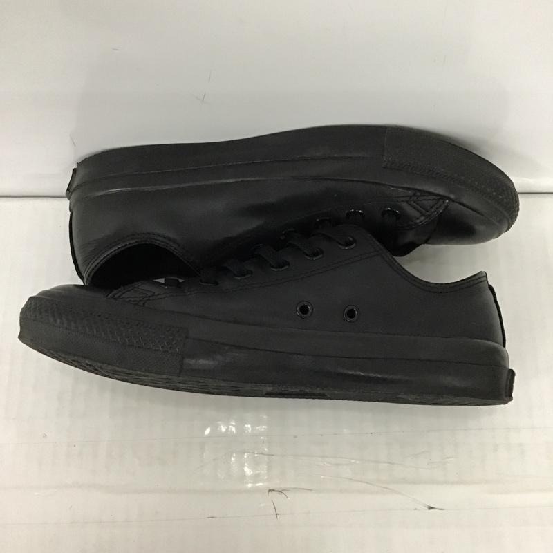 コンバース CONVERSE スニーカー スニーカー 1C049 レザー 26cm 26.0cm ロゴ、文字 黒 / ブラック /  メンズ USED 古着 中古 10094560