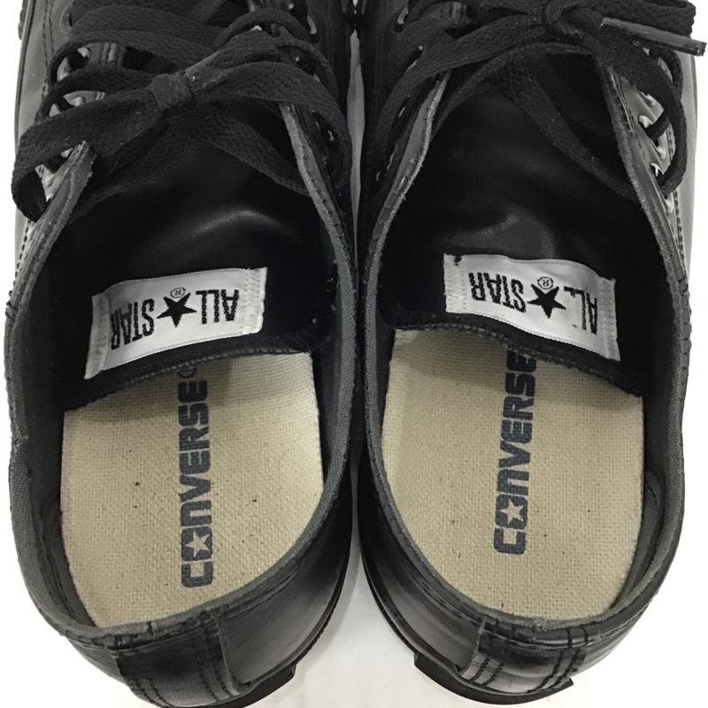 コンバース CONVERSE スニーカー スニーカー 1C049 レザー 26cm 26.0cm ロゴ、文字 黒 / ブラック /  メンズ USED 古着 中古 10094560