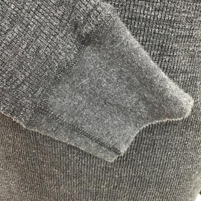 ビームス ハート BEAMS HEART Tシャツ 長袖 42-14-0045-152 Vネック L 無地 チャコールグレー / チャコールグレー /  メンズ USED 古着 中古 10094565