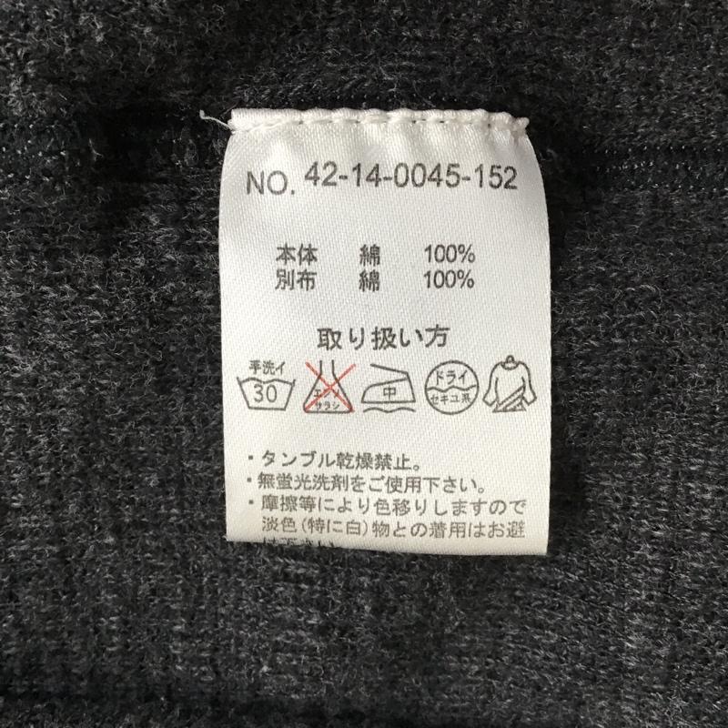 ビームス ハート BEAMS HEART Tシャツ 長袖 42-14-0045-152 Vネック L 無地 チャコールグレー / チャコールグレー /  メンズ USED 古着 中古 10094565