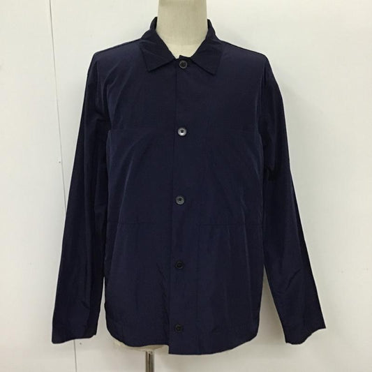 ザラ ZARA シャツ、ブラウス 長袖 0706 456 401 M 無地 紺 / ネイビー /  メンズ USED 古着 中古 10094566