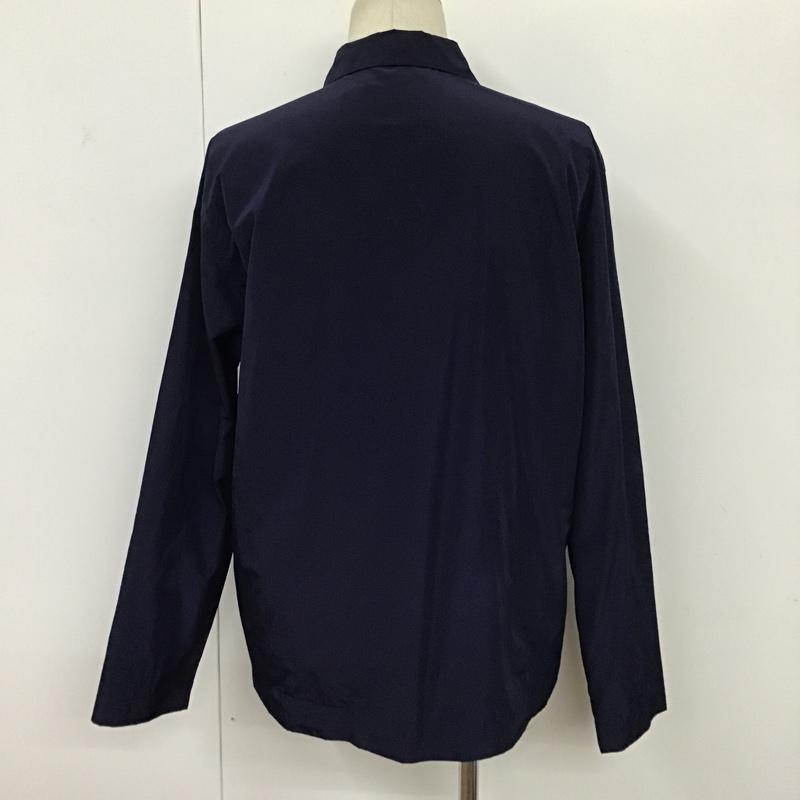 ザラ ZARA シャツ、ブラウス 長袖 0706 456 401 M 無地 紺 / ネイビー /  メンズ USED 古着 中古 10094566