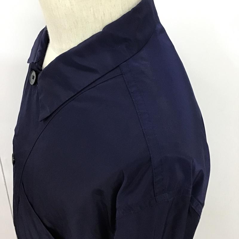 ザラ ZARA シャツ、ブラウス 長袖 0706 456 401 M 無地 紺 / ネイビー /  メンズ USED 古着 中古 10094566