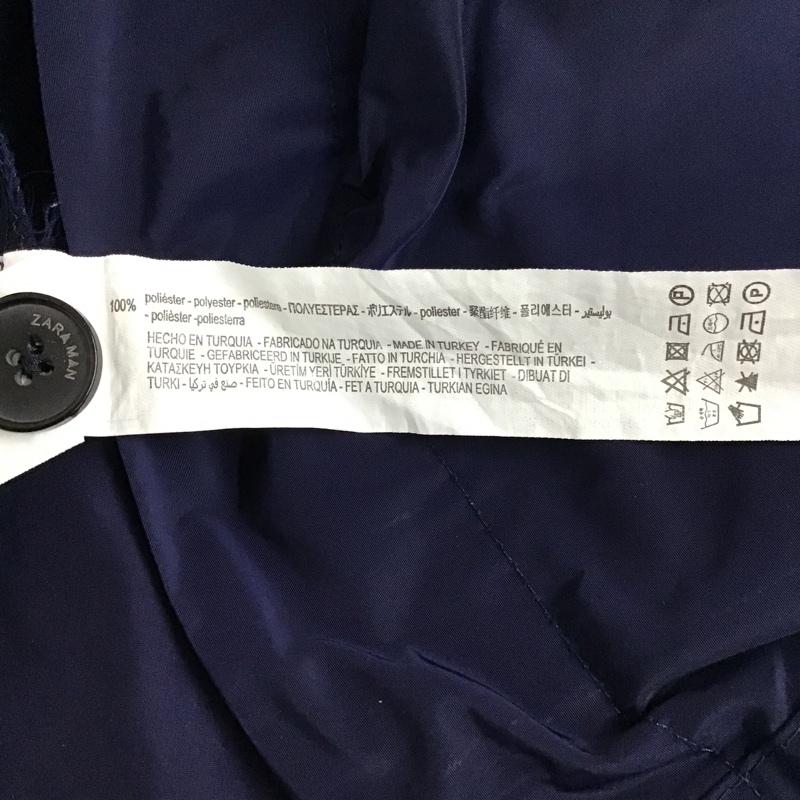 ザラ ZARA シャツ、ブラウス 長袖 0706 456 401 M 無地 紺 / ネイビー /  メンズ USED 古着 中古 10094566