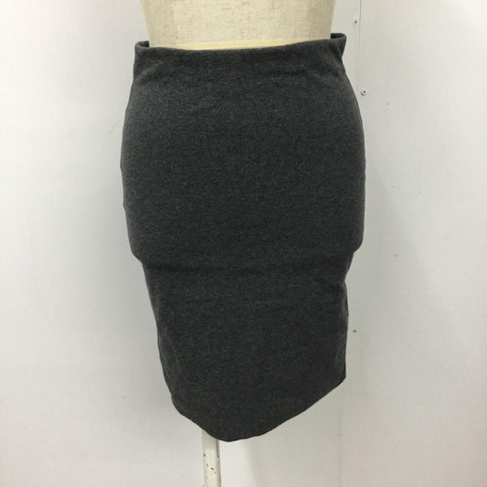 ザラ ZARA スカート ひざ丈スカート 5584 238 812 ストレッチ タイト S 無地 ダークグレー / ダークグレー /  レディース USED 古着 中古 10094606