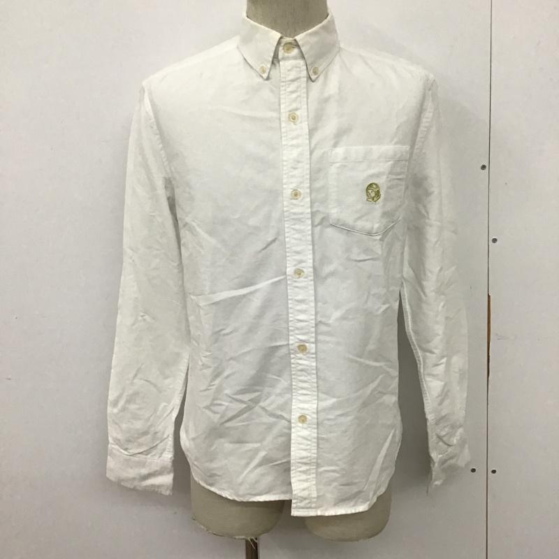 ビリオネア・ボーイズ・クラブ BILLIONAIRE BOYS CLUB シャツ、ブラウス 長袖 B0015WS003 オックスフォードシャツ ボタンダウン S ワンポイント 白 / ホワイト /  メンズ USED 古着 中古 10094653