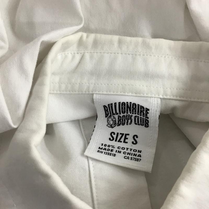 ビリオネア・ボーイズ・クラブ BILLIONAIRE BOYS CLUB シャツ、ブラウス 長袖 B0015WS003 オックスフォードシャツ ボタンダウン S ワンポイント 白 / ホワイト /  メンズ USED 古着 中古 10094653