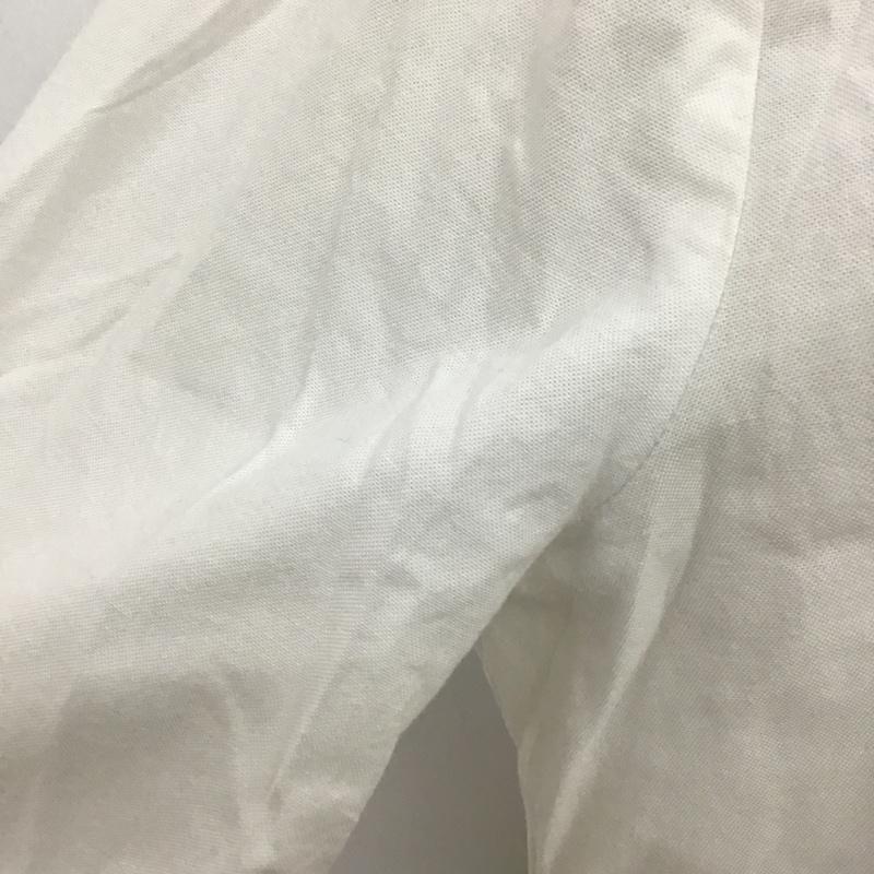 ザラ ZARA ワンピース ひざ丈スカート 2287 355 250 スキッパー ティアード L 無地 白 / ホワイト /  レディース USED 古着 中古 10094689