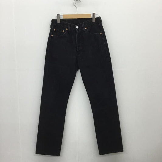 リーバイス Levi's パンツ デニム、ジーンズ 90s USA製 501 ブラック 後染め 29インチ 黒 / ブラック /  メンズ USED 古着 中古 10094701