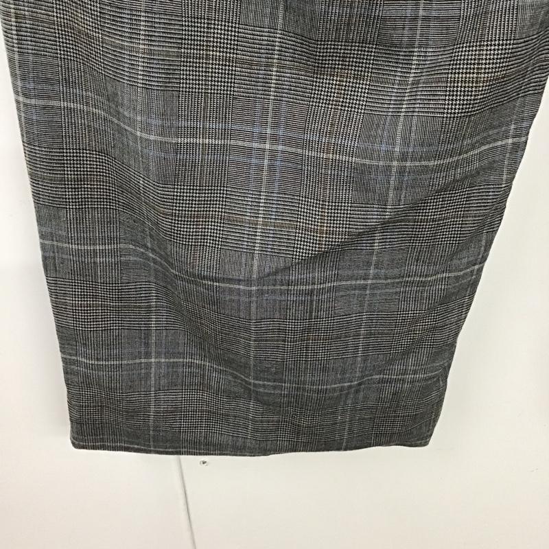 ステュディオス STUDIOUS パンツ スラックス 108241006 タック入り 2 チェック 灰 / グレー / X 白 / ホワイト / X 黒 / ブラック / X 水色 / ライトブルー /  メンズ USED 古着 中古 10094732