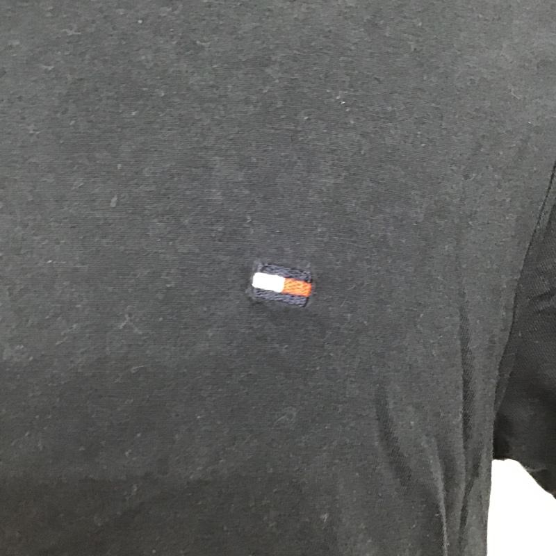 トミーヒルフィガー TOMMY HILFIGER Tシャツ 半袖 クルーネック S ワンポイント 紺 / ネイビー /  メンズ USED 古着 中古 10094766