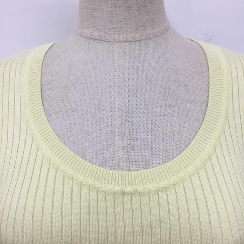 ザラ ZARA ワンピース ロングスカート 3471 004 570 リブ M 無地 黄 / イエロー /  レディース USED 古着 中古 10094781