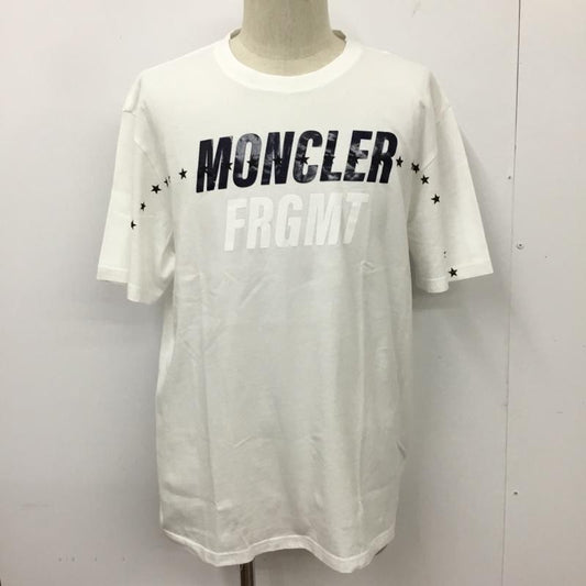 モンクレール MONCLER Tシャツ 半袖 G209U8C000038392B 半袖カットソー プリントTシャツ M プリント 白 / ホワイト /  メンズ USED 古着 中古 10094789