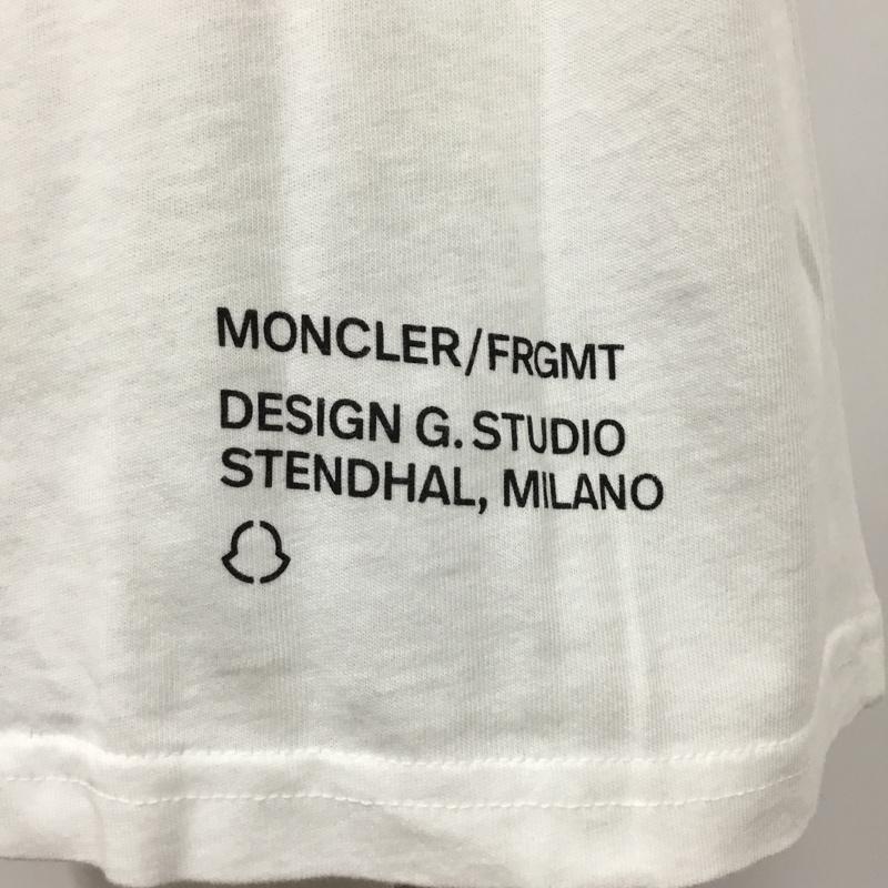 モンクレール MONCLER Tシャツ 半袖 G209U8C000038392B 半袖カットソー プリントTシャツ M プリント 白 / ホワイト /  メンズ USED 古着 中古 10094789