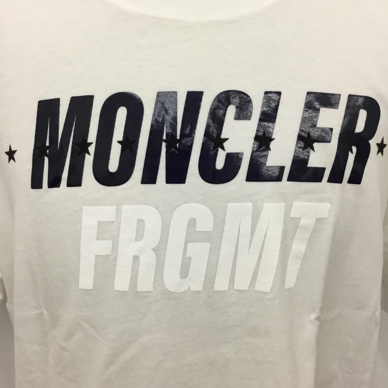 モンクレール MONCLER Tシャツ 半袖 G209U8C000038392B 半袖カットソー プリントTシャツ M プリント 白 / ホワイト /  メンズ USED 古着 中古 10094789