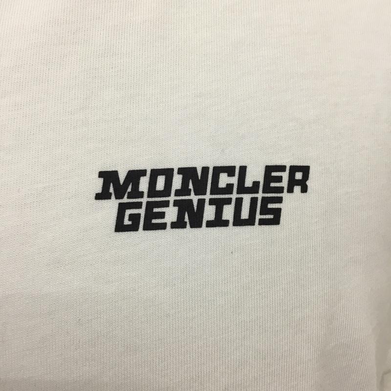 モンクレール MONCLER Tシャツ 半袖 C-SCOM-21-11908 Tシャツ プリントTシャツ 半袖カットソー S ロゴ、文字 白 / ホワイト /  メンズ USED 古着 中古 10094797