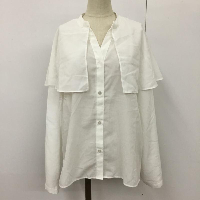 レプシィム LEPSIM カットソー 長袖 LPO62096RM ワイドスリーブラッフルブラウス FREE 無地 白 / ホワイト /  レディース USED 古着 中古 10094890