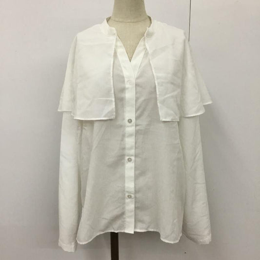 レプシィム LEPSIM カットソー 長袖 LPO62096RM ワイドスリーブラッフルブラウス FREE 無地 白 / ホワイト /  レディース USED 古着 中古 10094890