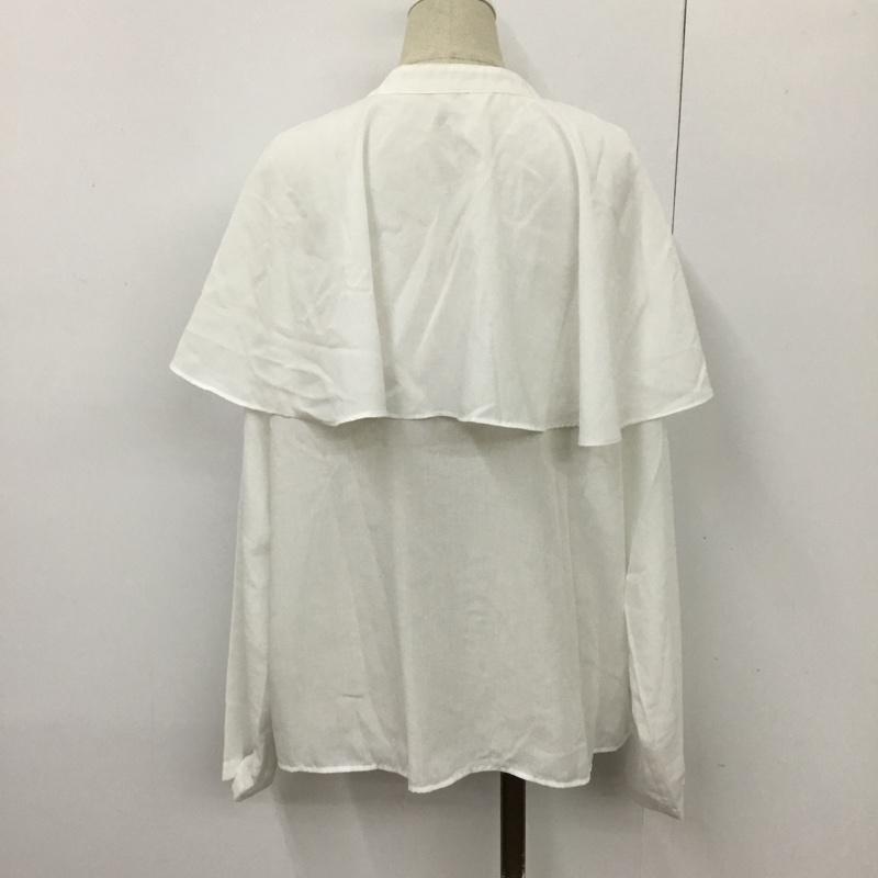 レプシィム LEPSIM カットソー 長袖 LPO62096RM ワイドスリーブラッフルブラウス FREE 無地 白 / ホワイト /  レディース USED 古着 中古 10094890