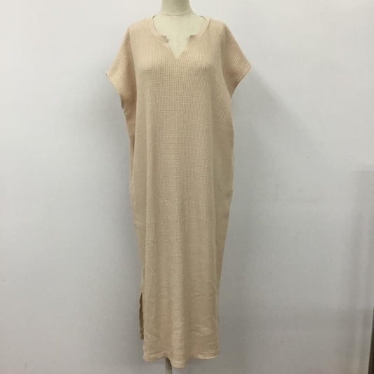チャオパニック CIAOPANIC ワンピース ロングスカート TP18D0060100100 ワッフルスキッパーロングワンピ 無地 ベージュ / ベージュ /  レディース USED 古着 中古 10094921