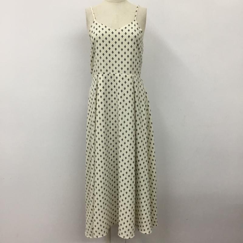 マジェスティックレゴン MAJESTIC LEGON ワンピース ロングスカート 1065065712 マキシ丈 キャミワンピ ペイズリー柄 M 総柄 アイボリー / アイボリー / X 紺 / ネイビー /  レディース USED 古着 中古 10094922