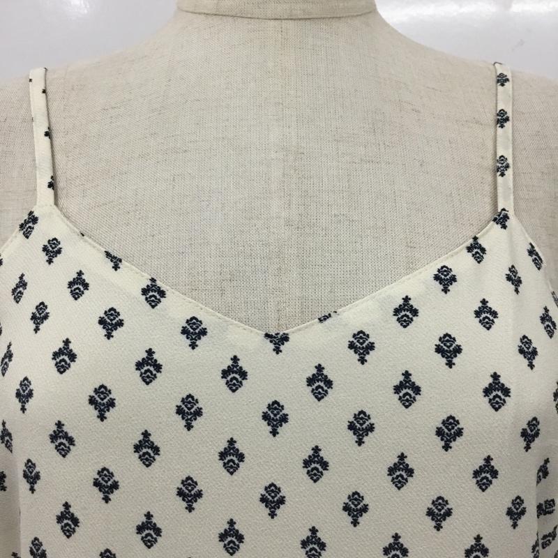 マジェスティックレゴン MAJESTIC LEGON ワンピース ロングスカート 1065065712 マキシ丈 キャミワンピ ペイズリー柄 M 総柄 アイボリー / アイボリー / X 紺 / ネイビー /  レディース USED 古着 中古 10094922
