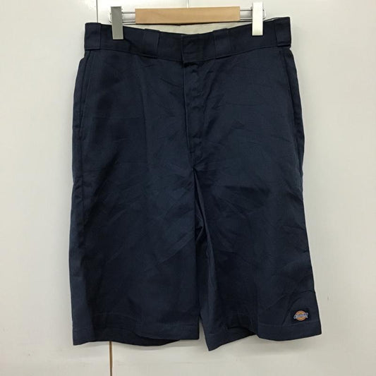 ディッキーズ Dickies パンツ ショートパンツ 42274NV ハーフパンツ ワーク 32 32インチ ロゴ、文字 紺 / ネイビー /  メンズ USED 古着 中古 10094973