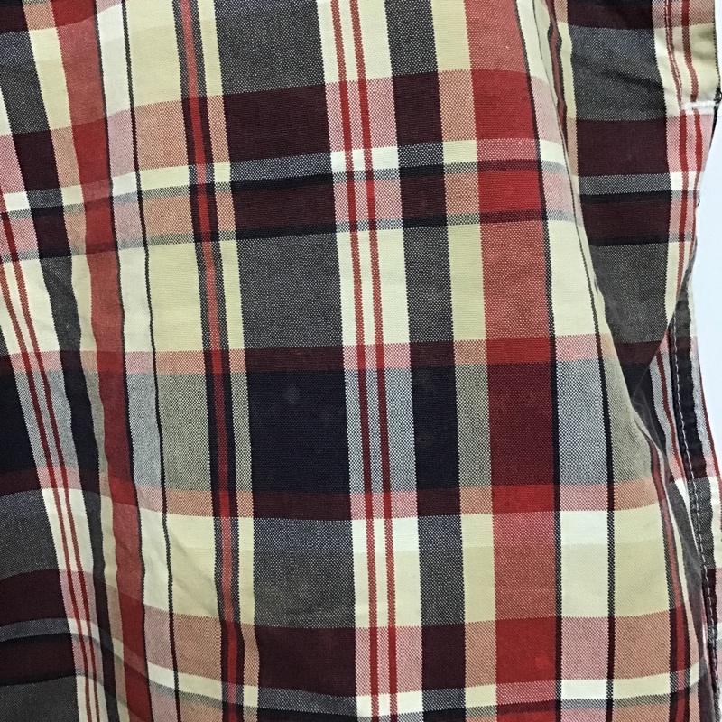 コロンビア Columbia パンツ ショートパンツ 110 PM4211 コットン ハーフパンツ チェック 32 ロゴ、文字 マルチカラー / マルチカラー /  メンズ USED 古着 中古 10094983