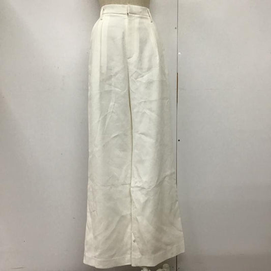 クラスラウンジ Class Lounge パンツ スラックス ワイドパンツ タグ付き 38 無地 白 / ホワイト /  レディース USED 古着 中古 10094990