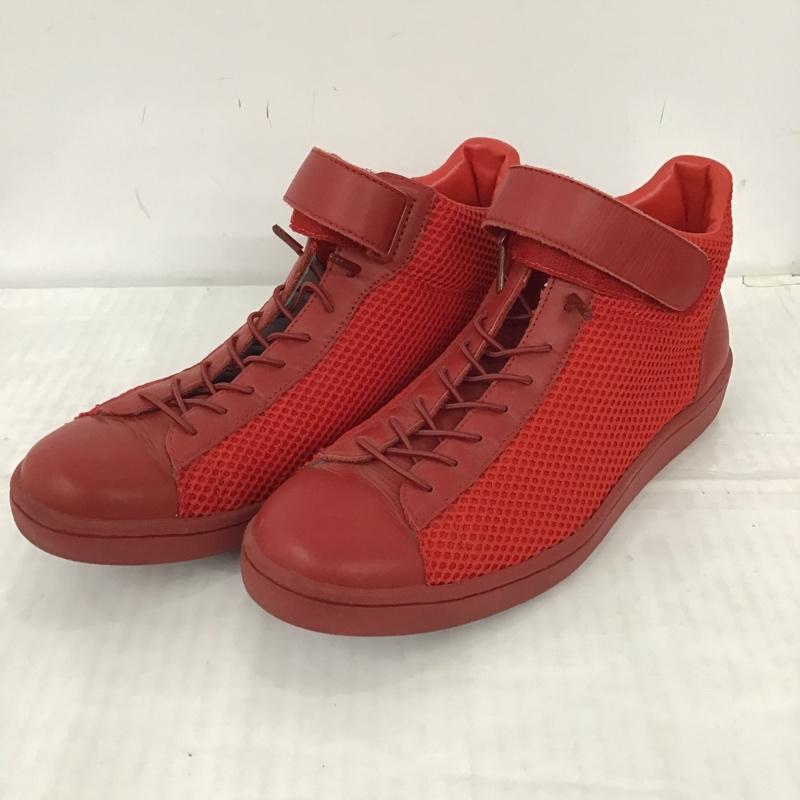 フレッドペリー FRED PERRY スニーカー スニーカー F29605 Breaux Mid Mesh UK7 ロゴ、文字 赤 / レッド /  メンズ USED 古着 中古 10095033