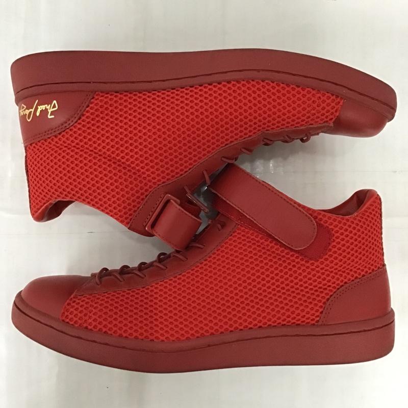 フレッドペリー FRED PERRY スニーカー スニーカー F29605 Breaux Mid Mesh UK7 ロゴ、文字 赤 / レッド /  メンズ USED 古着 中古 10095033