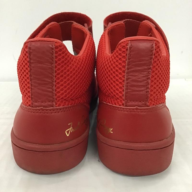 フレッドペリー FRED PERRY スニーカー スニーカー F29605 Breaux Mid Mesh UK7 ロゴ、文字 赤 / レッド /  メンズ USED 古着 中古 10095033