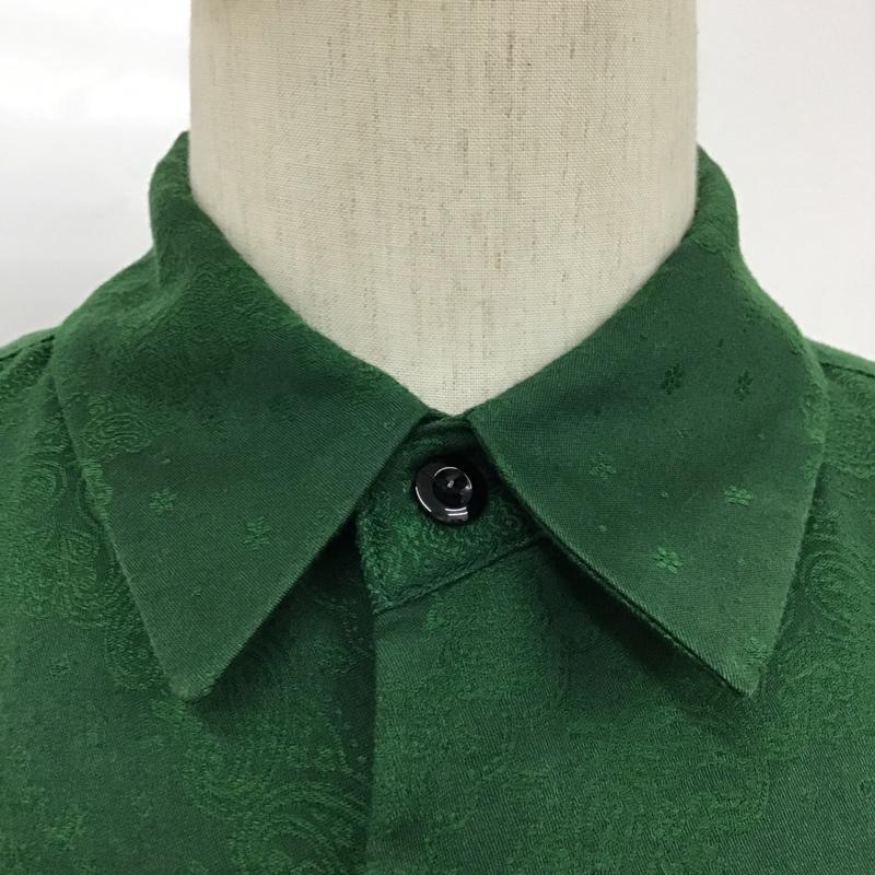 アンドファミリー ANDFAMILY シャツ、ブラウス 半袖 SHH1906567 JQOPENSHIRT 半袖シャツ 総柄 L 総柄 緑 / グリーン /  メンズ USED 古着 中古 10095075